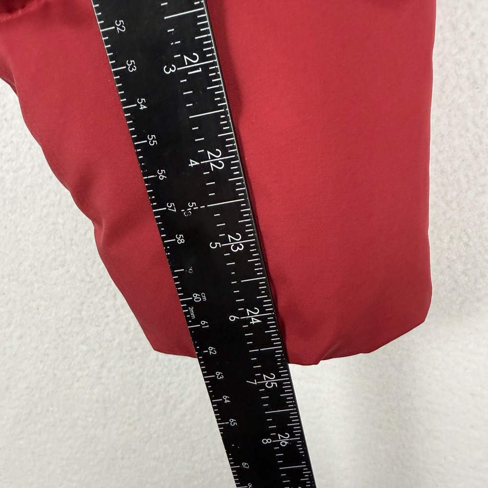 L.L. Bean DownTek Down Puffer Jacket Womens L Red Zipper Pockets Gorpcore - Picture 11 of 12